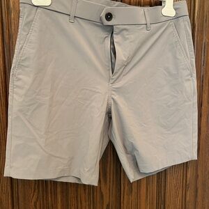Greyson Light Gray Flat Front Shorts